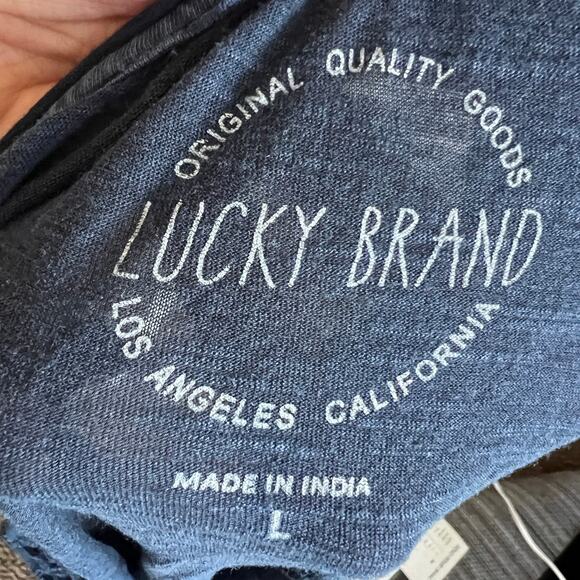 Lucky Brand Embroidered Tank Top Boho Western Festival Hippie Large - Picture 4 of 7